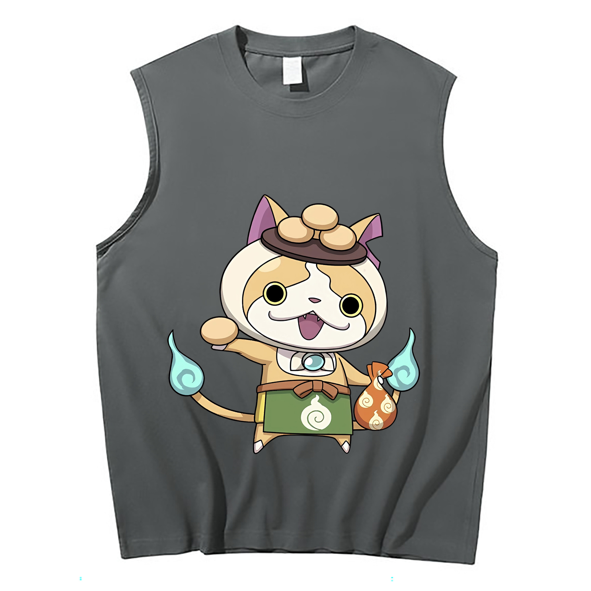 （画像用） 妖怪ウォッチ Yo-kai Watch コットン100％タンクトップ（フロントプリント）